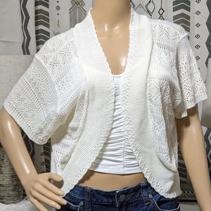 Girls Knit Minded Cream Sweater